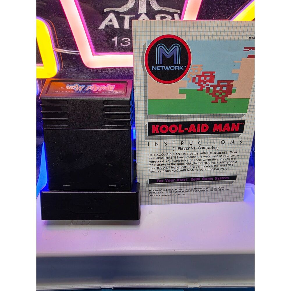 Kool Aid Man + Manual for Atari 2600